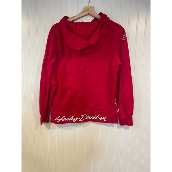 Harley Davidson Sweatshirt Womens M Pink Sweater Motorcycle Rider Biker - Picture 3 of 6